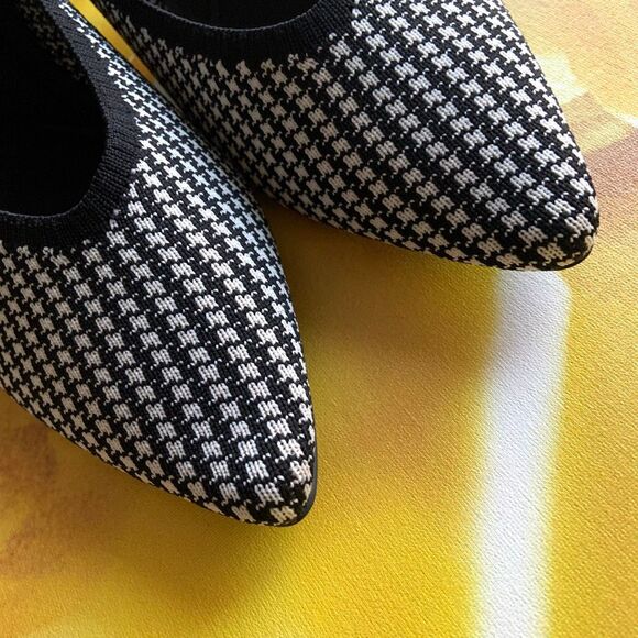 VIVAIA Houndstooth Kitten Heels (Sz 41) - Picture 4 of 9